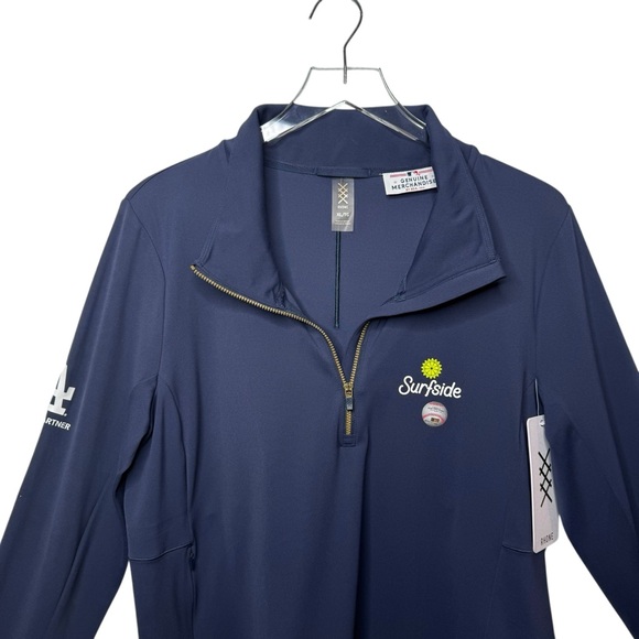 NWT RHONE Course To Court 1/4 Zip Women’s Midweight Performance Top Sz XL - Picture 3 of 14